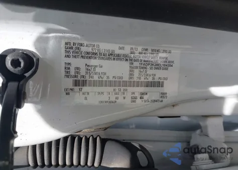 2014 Ford Focus Se из США, поврежденный, VIN 1FADP3K28EL184354